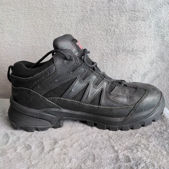 Red Wing Safety Toe Work Boots Men\'s 9D Black Leather ASTM WTP 6691 Vibram main image 9